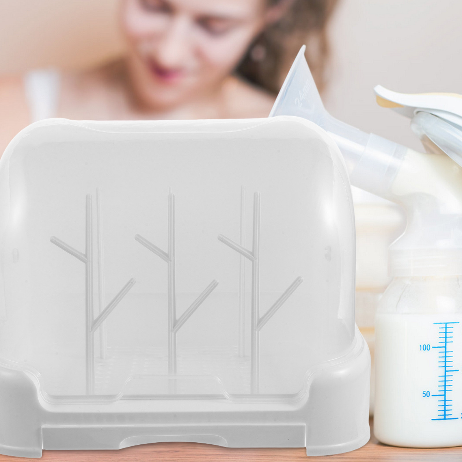 Baby Nursery Organizer - 1Set Baby Bottle Drying Rack with