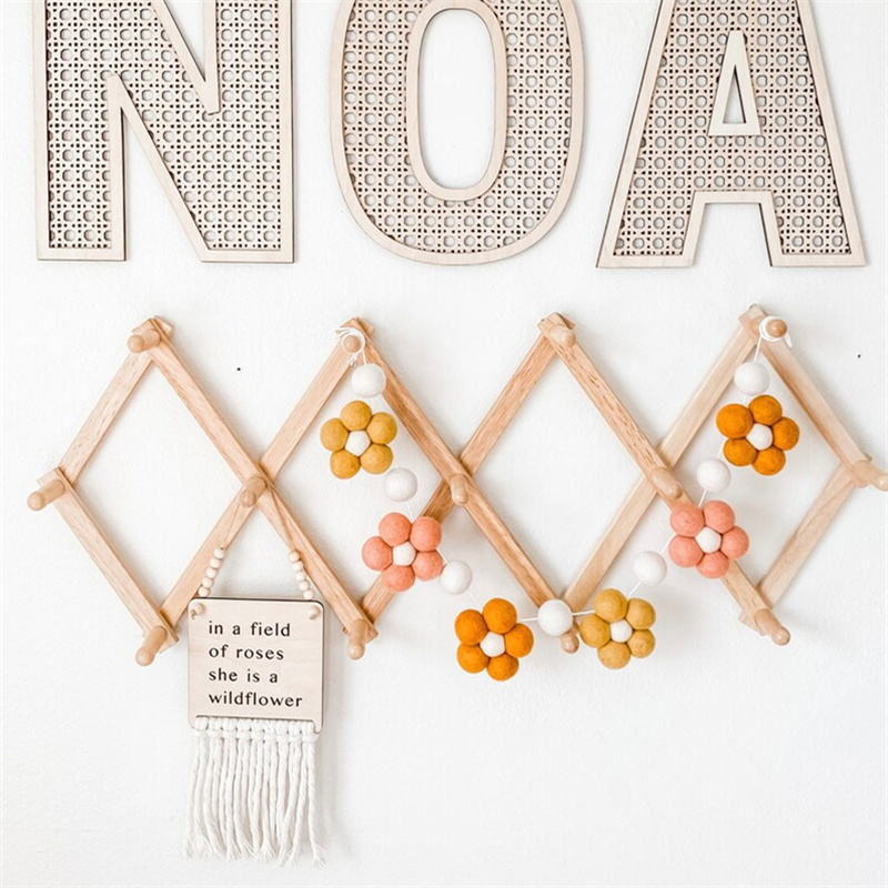 Baby Nursery Garland - Ins Nordic Style Handmade Felt Daisy