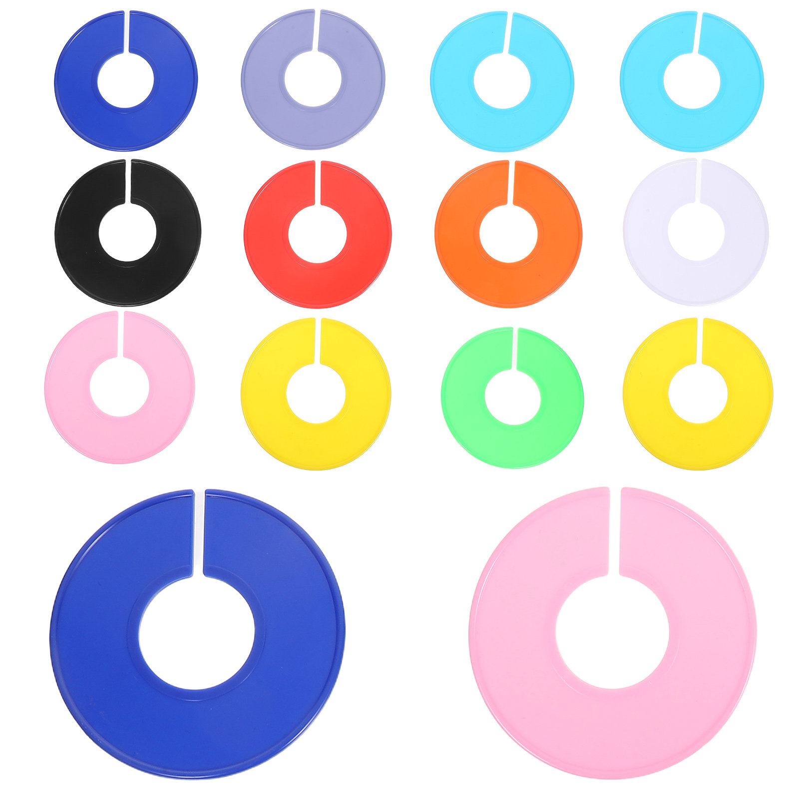 Closet Organizer Baby - 30Pcs Clothing Dividers Plastic Round Size
