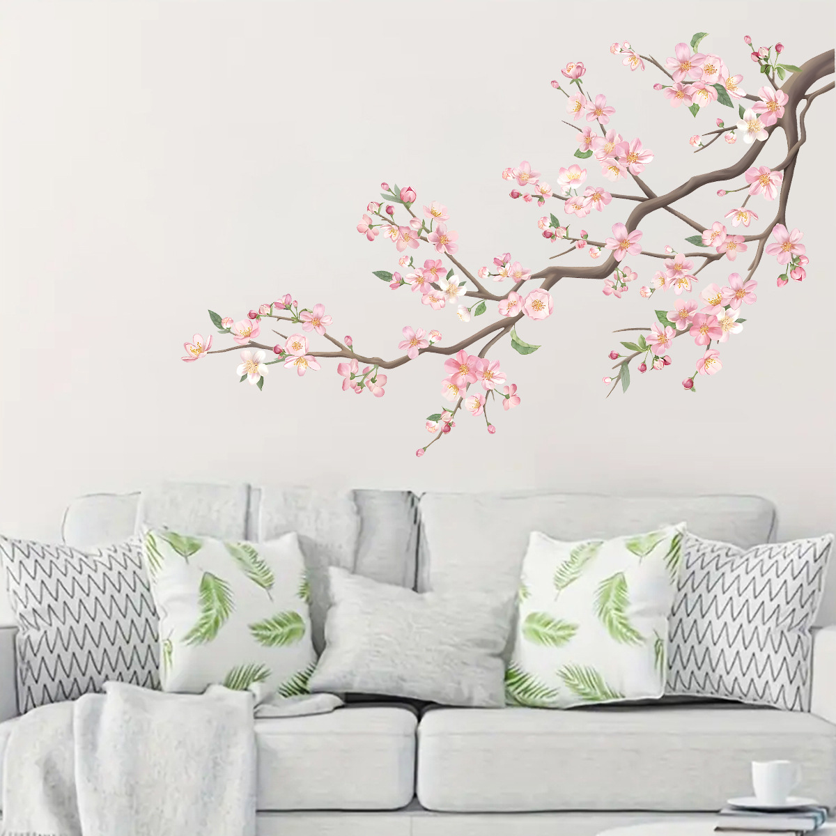 Watercolour Bird Flower Wall S - Baby Girl Nursery Quotes recension och pris