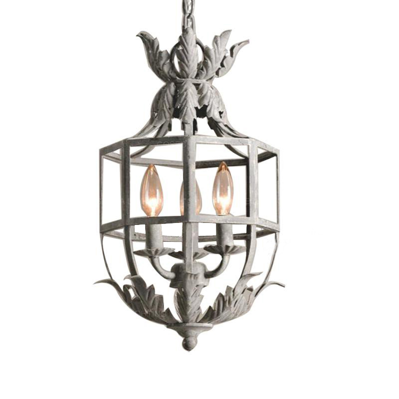 Retro Grey/gold Cage Chandelie - Baby Nursery Knobs recension och pris