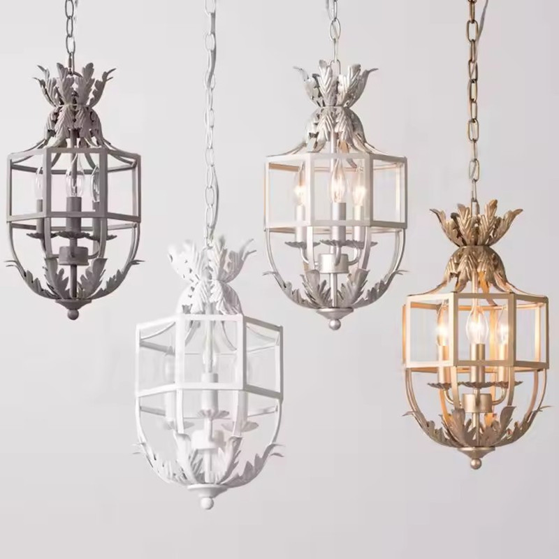 Retro Grey/gold Cage Chandelie - Baby Nursery Knobs recension och pris