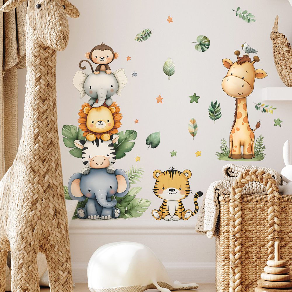Boho Forest Animals Wall Stick - Baby Girl Nursery Quotes recension och pris