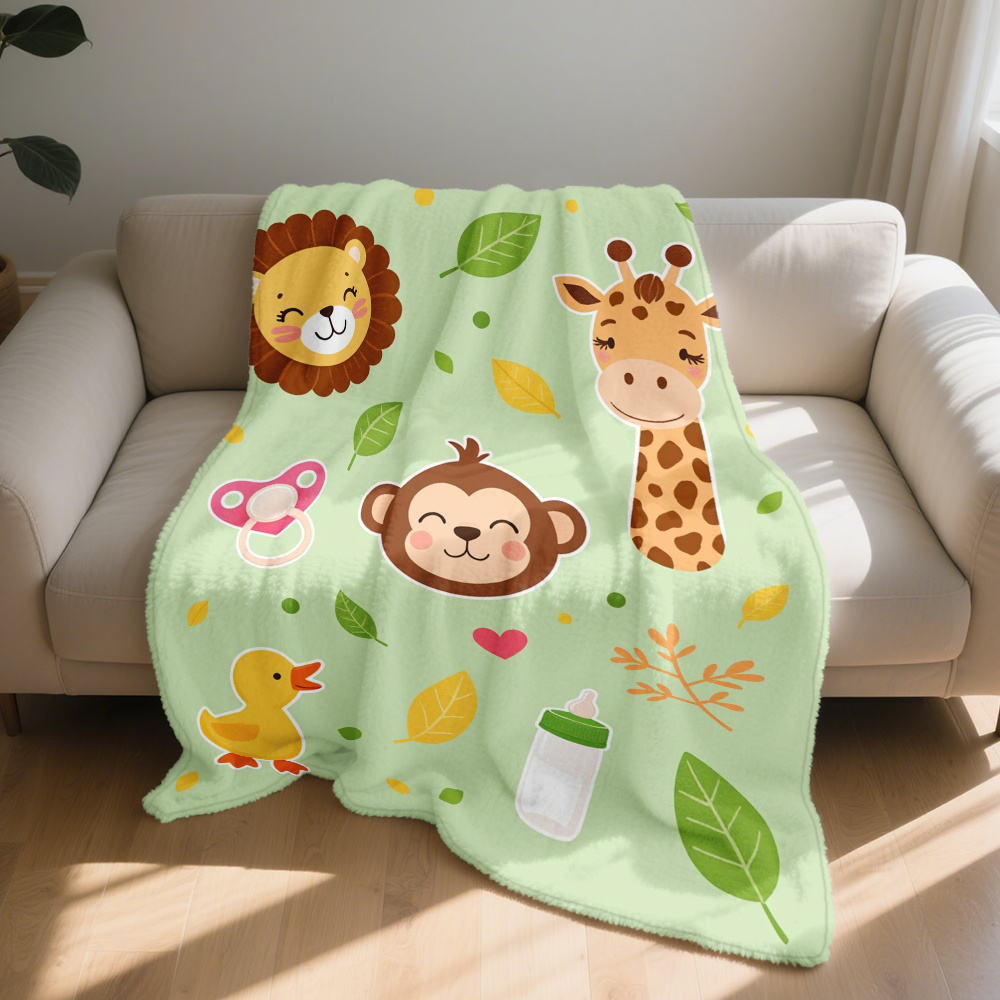Cute Safari Jungle Animal Prin - Baby Nursery Hospital recension och pris