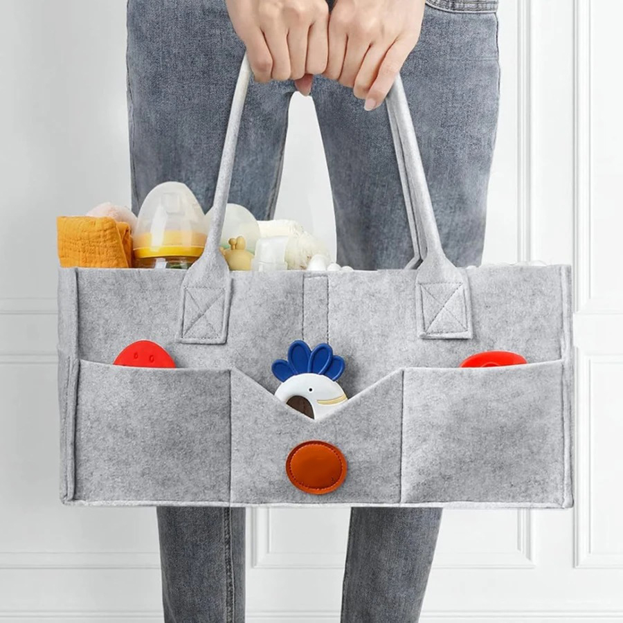 Children's Felt Diaper Storage - Baby Nursery Organizer recension och pris