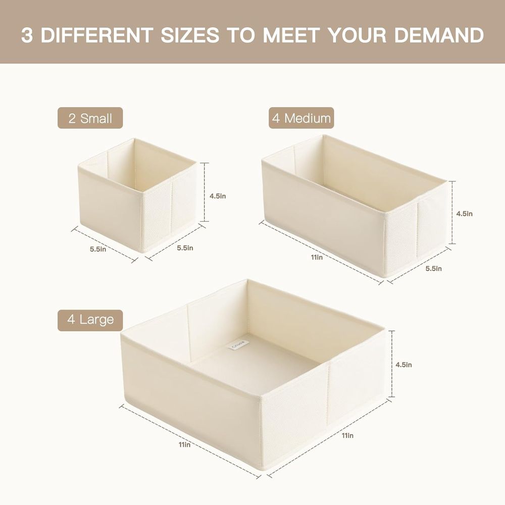 10 Pack Drawer Organizer for B - Closet Organizer Baby recension och pris