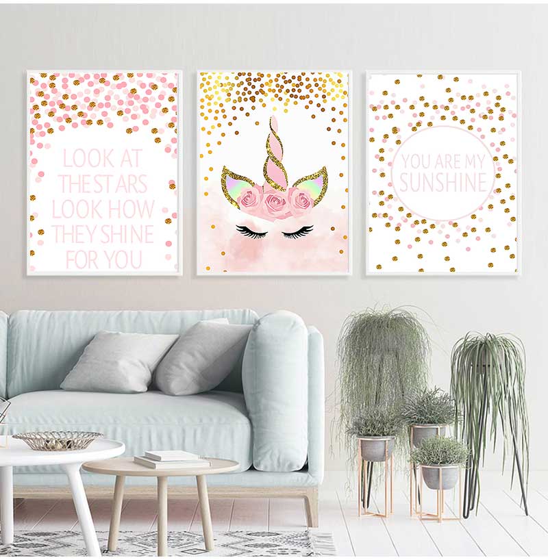 Decorative Picture Baby Girl B - Baby Girl Nursery Quotes recension och pris