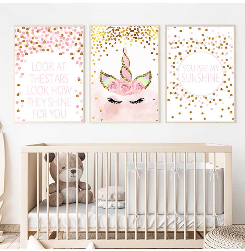 Decorative Picture Baby Girl B - Baby Girl Nursery Quotes recension och pris