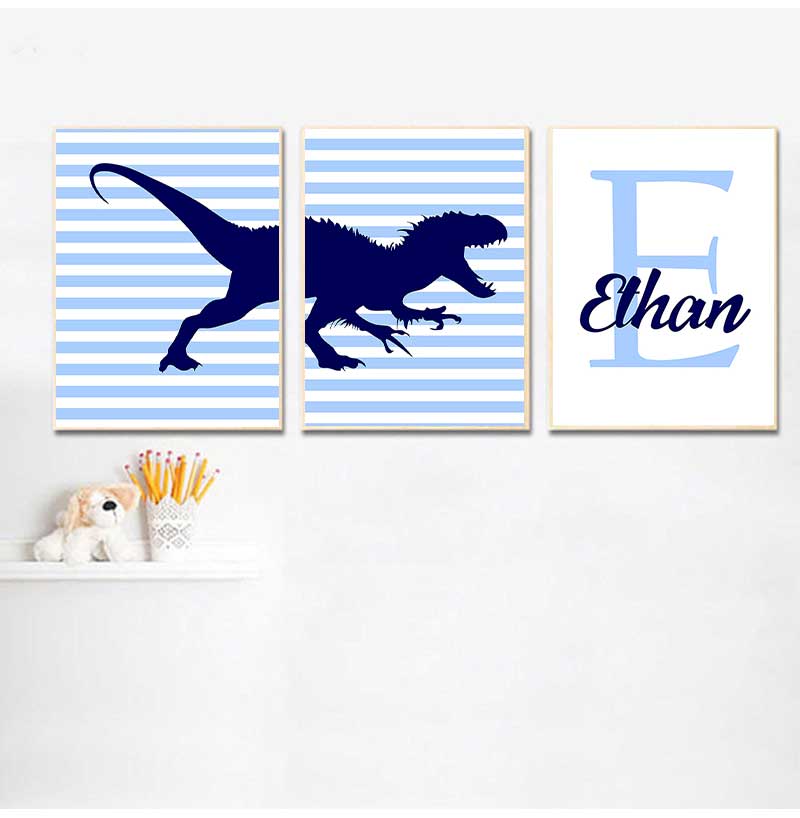 Art Canvas Painting Nordic Pos - Baby Nursery Name Wall Art recension och pris