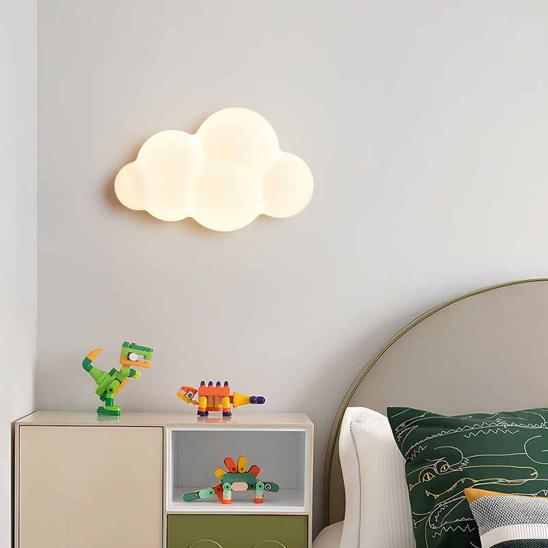 White Cloud Wall Lamps for Chi - Baby Nursery Knobs recension och pris