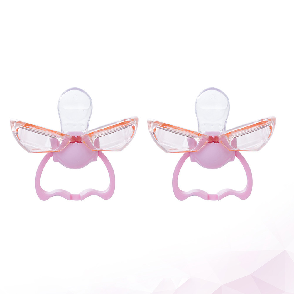 2Pcs Gentle Silicone Pacifier  - Baby Nursery Hospital recension och pris