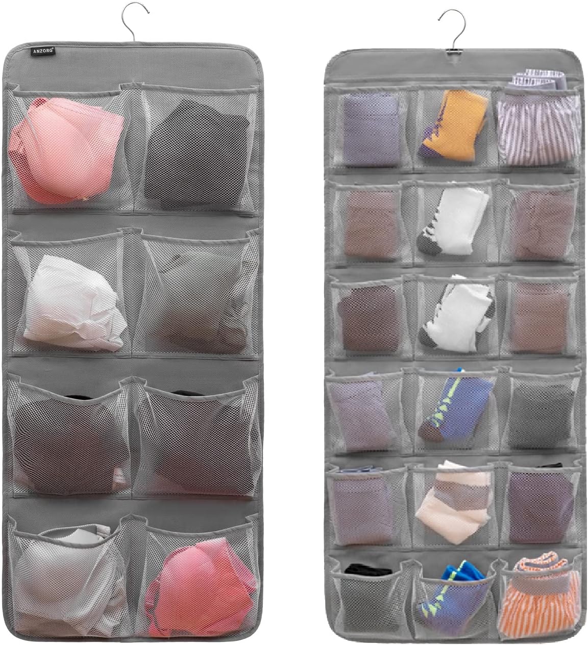 Dual-Sided Hanging Closet Orga - Closet Organizer Baby recension och pris
