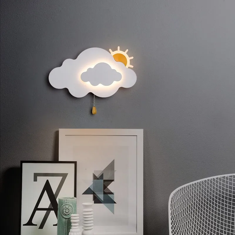 2025 Cloud Wall Lamps Children - Baby Nursery Knobs recension och pris