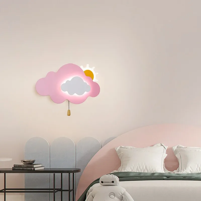 2025 Cloud Wall Lamps Children - Baby Nursery Knobs recension och pris
