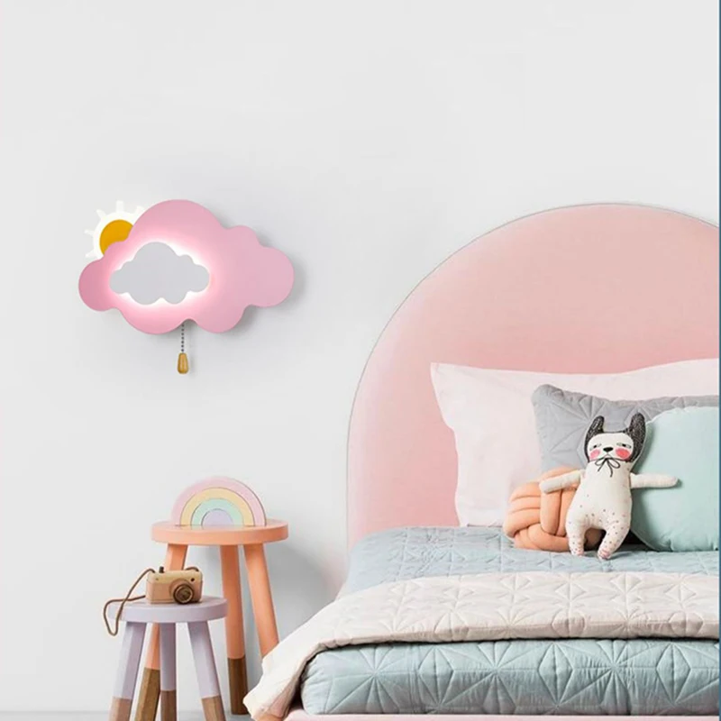 2025 Cloud Wall Lamps Children - Baby Nursery Knobs recension och pris