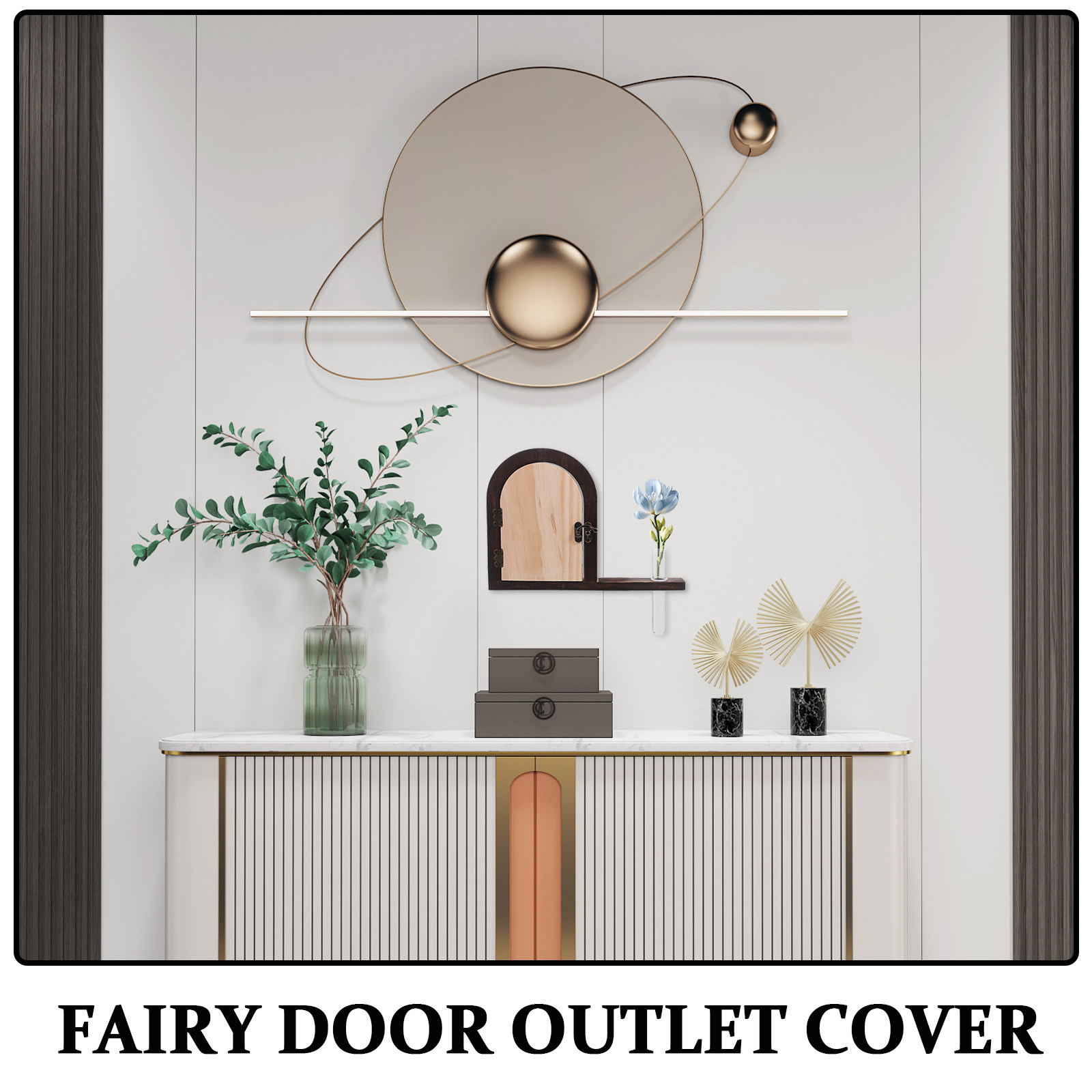 Fairy Door Outlet Cover Wooden - Baby Nursery Outlet recension och pris