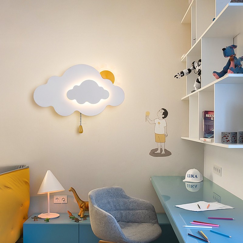 Cloud Wall Lamps Children's Ro - Baby Nursery Knobs recension och pris
