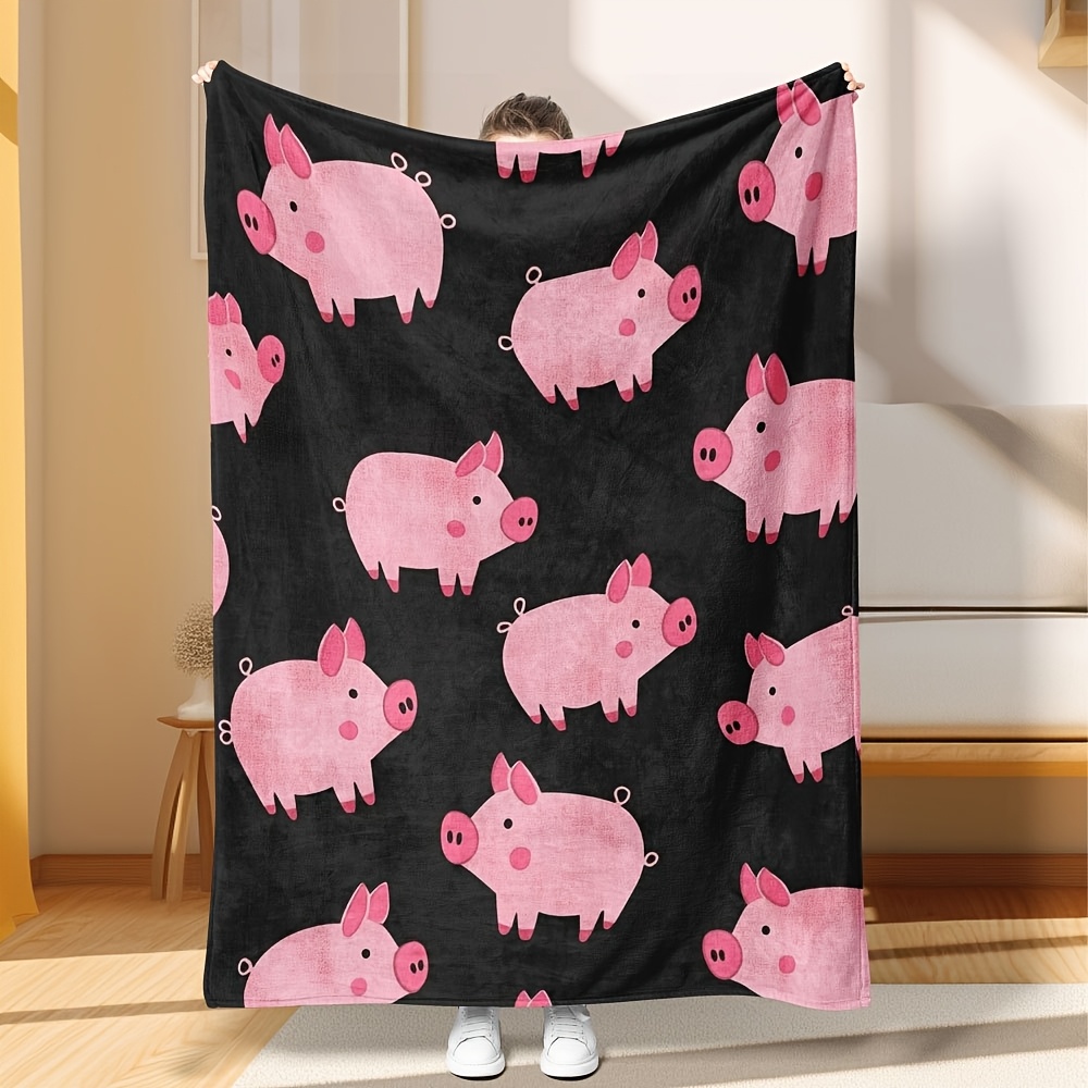 Super Soft Pink Pig Pattern Th - Baby Nursery Hospital recension och pris