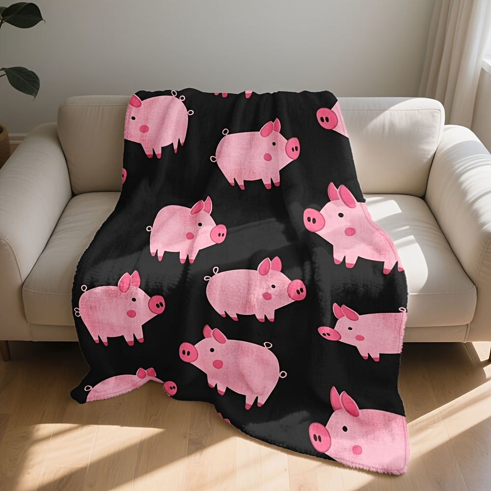 Super Soft Pink Pig Pattern Th - Baby Nursery Hospital recension och pris