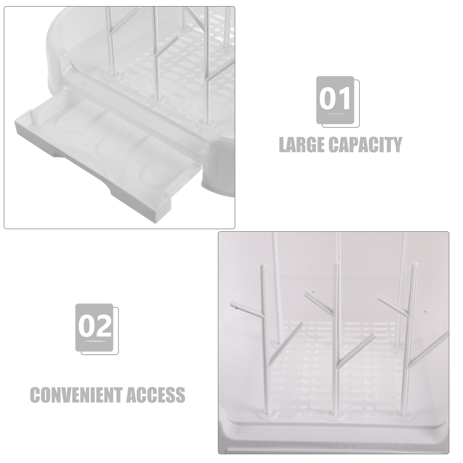 1Set Baby Bottle Drying Rack w - Baby Nursery Organizer recension och pris