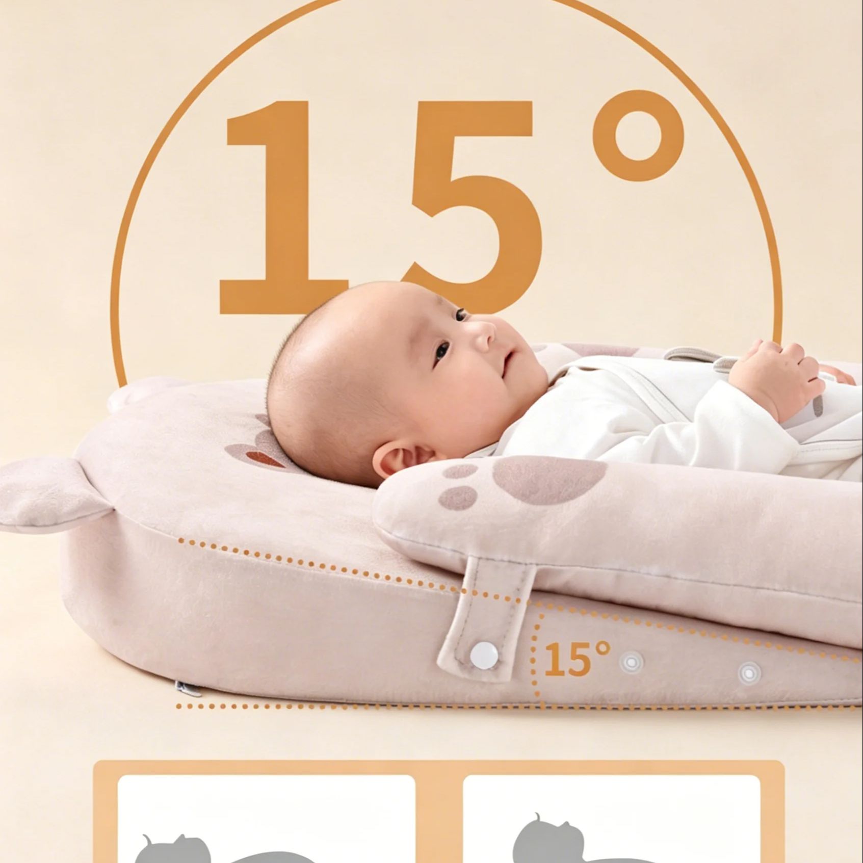 Comfortable Baby Lying Positio - Baby Nursery Hospital recension och pris