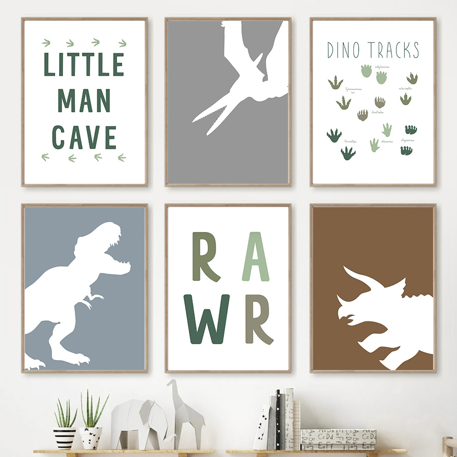 Jurassic Dinosaur Tyrannosauru - Baby Girl Nursery Quotes recension och pris