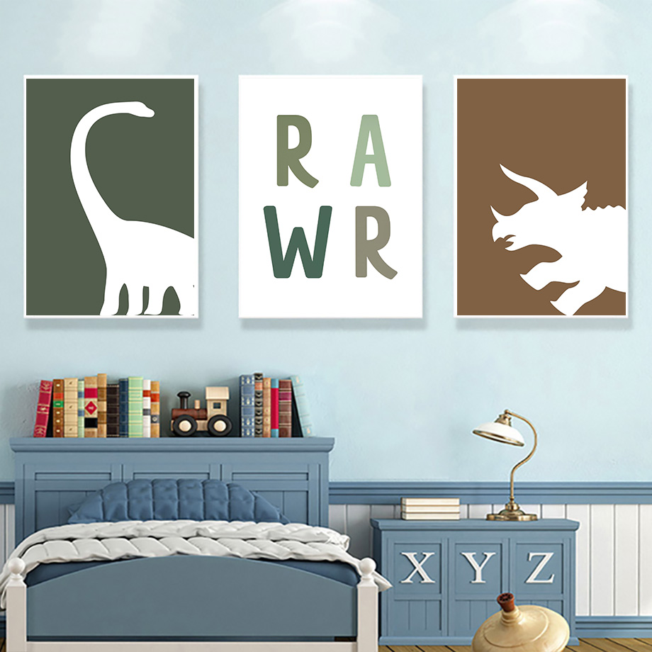 Jurassic Dinosaur Tyrannosauru - Baby Girl Nursery Quotes recension och pris
