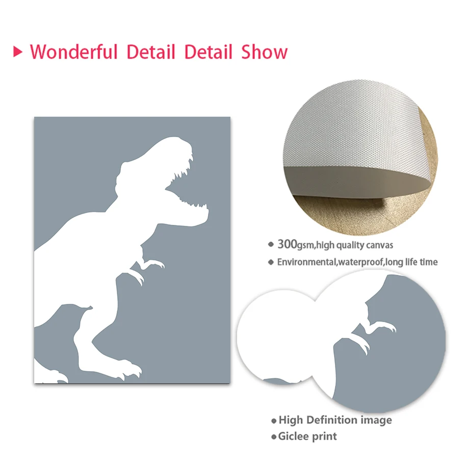Jurassic Dinosaur Tyrannosauru - Baby Girl Nursery Quotes recension och pris