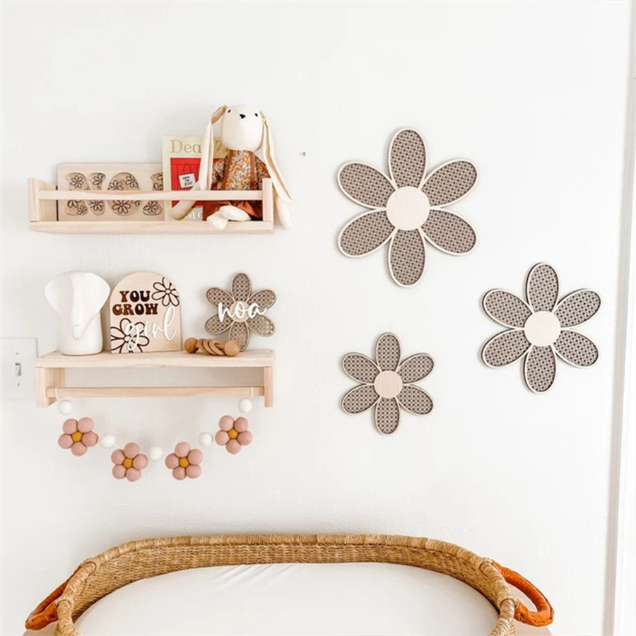 Handmade Felt Daisy Wreath Boh - Baby Nursery Garland recension och pris