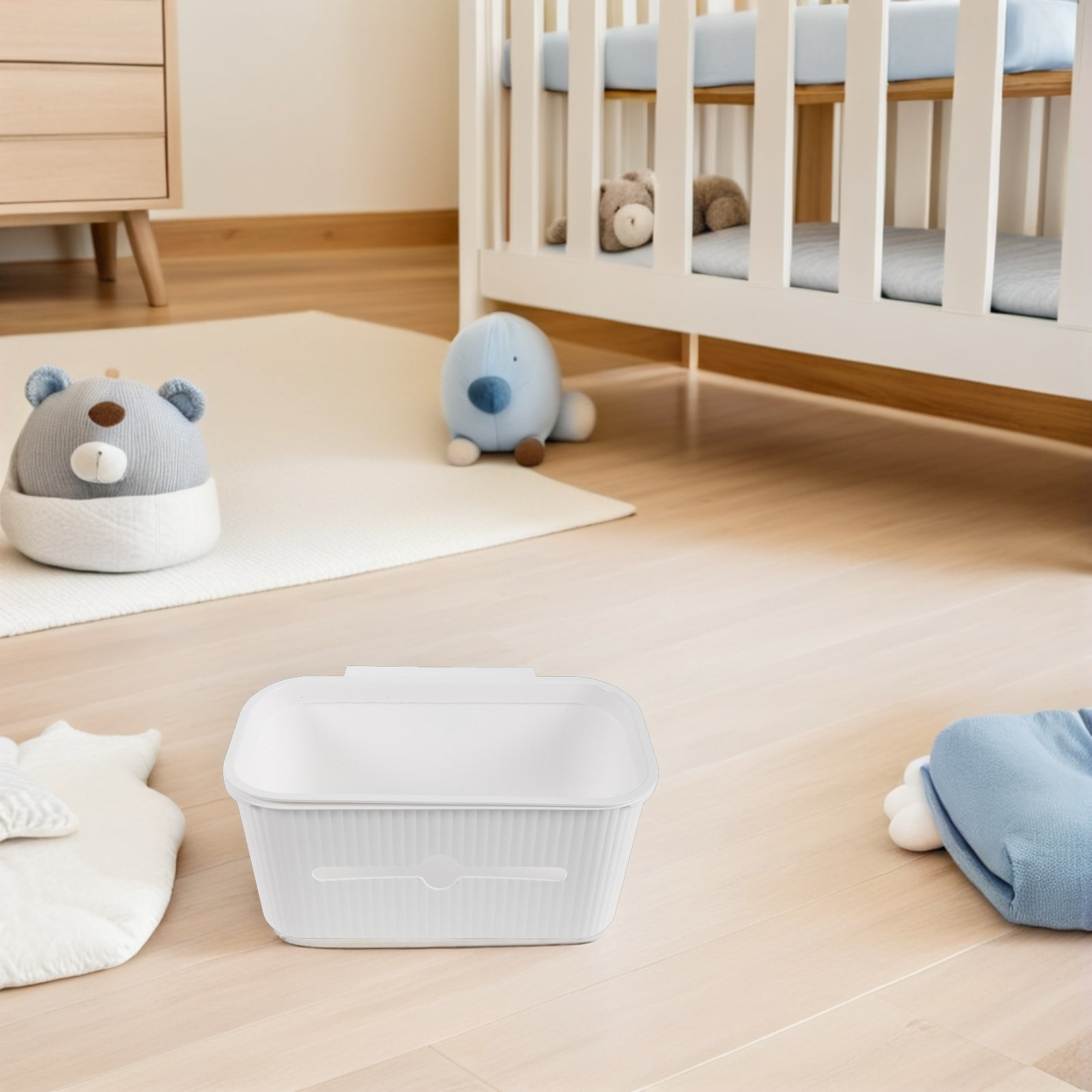 Bedside Diaper Storage Basket  - Baby Nursery Organizer recension och pris
