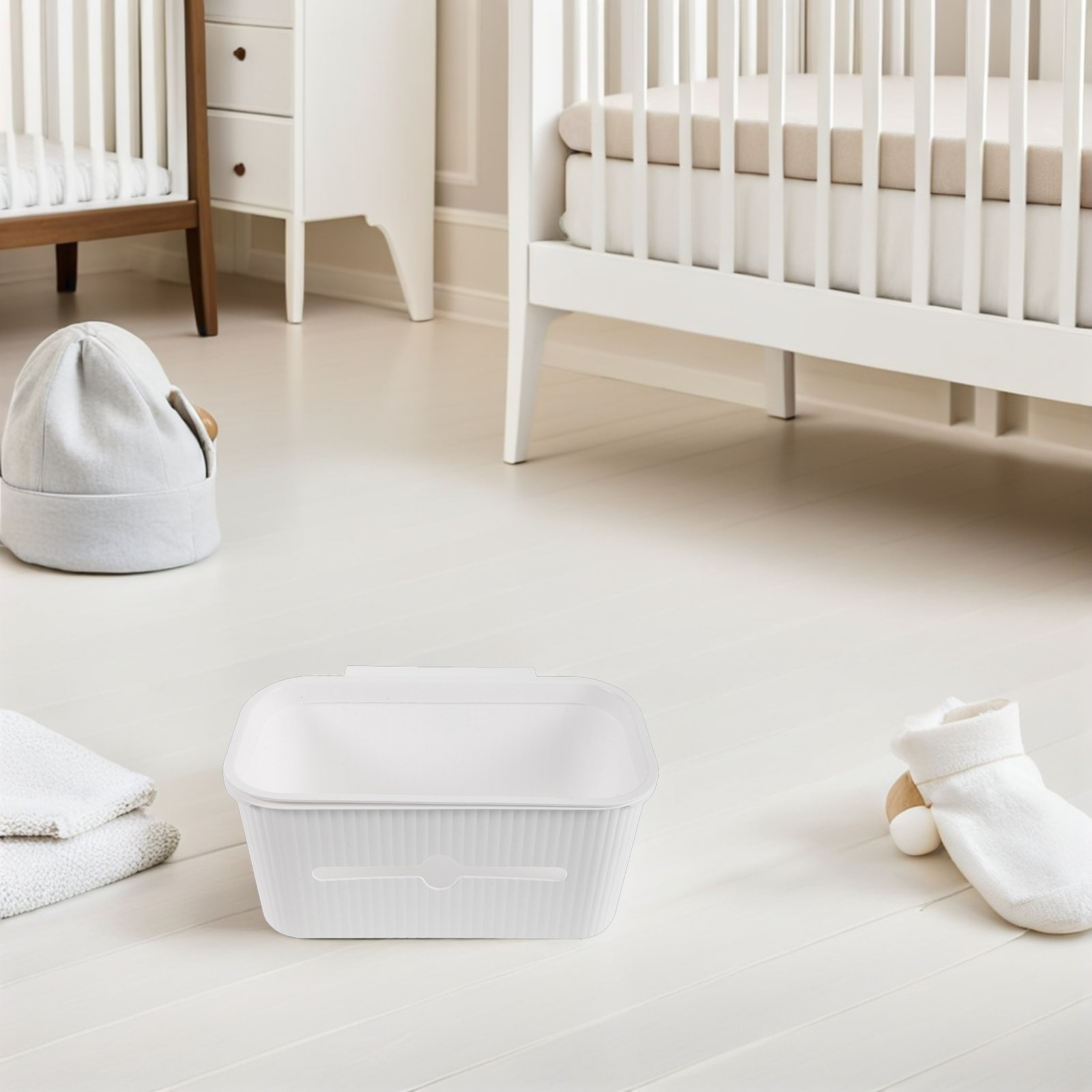 Bedside Diaper Storage Basket  - Baby Nursery Organizer recension och pris