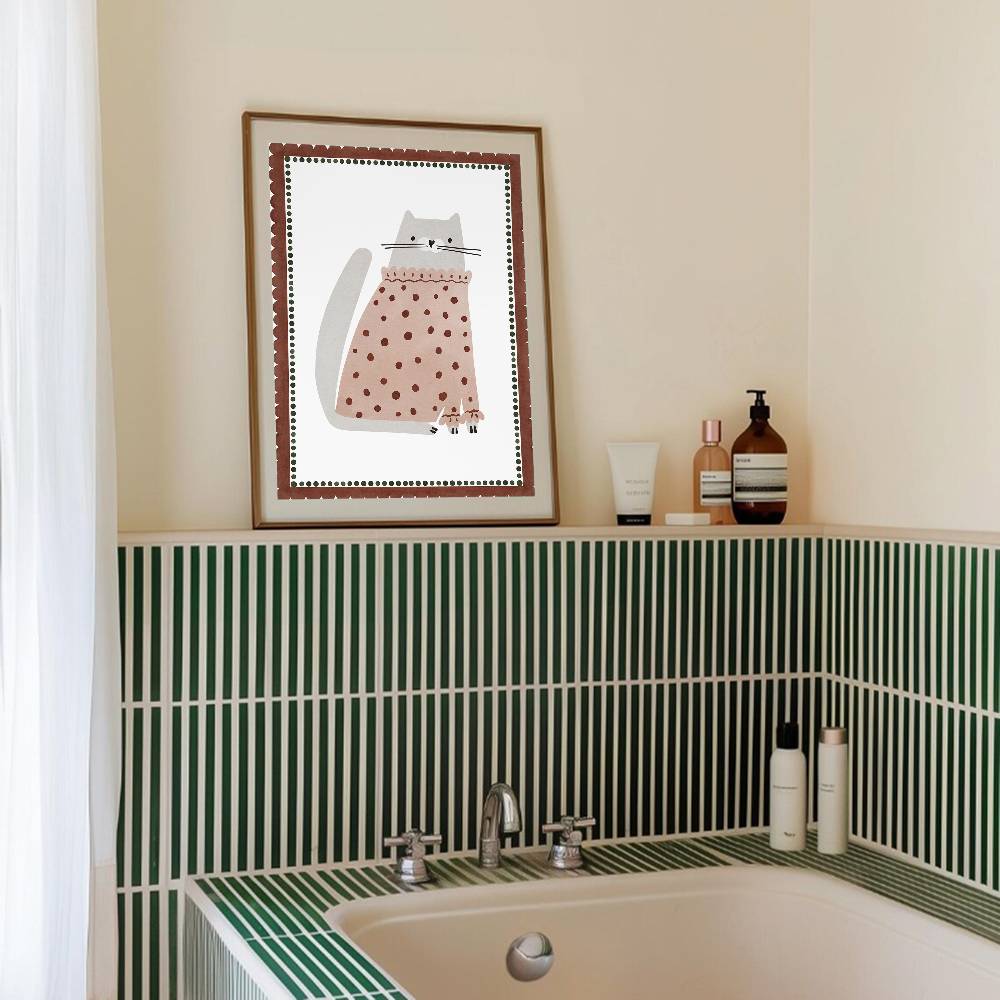 Neutral Boho Kids Poster Cute  - Baby Nursery Wallpaper Neutral recension och pris