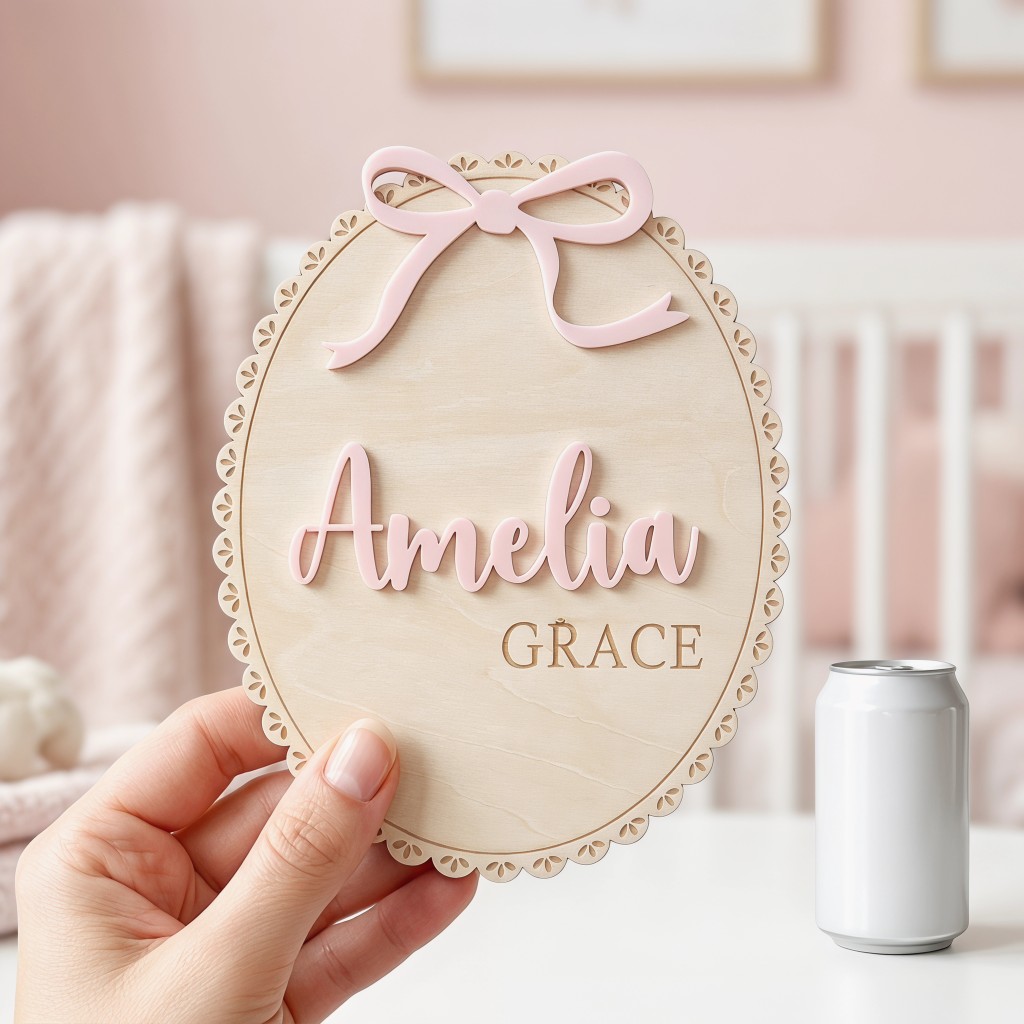 1Pc Custom Bow Lace Edge Baby  - Baby Nursery In recension och pris