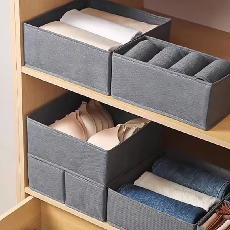 3PC Fabric Underwear Storage B - Closet Organizer Baby recension och pris