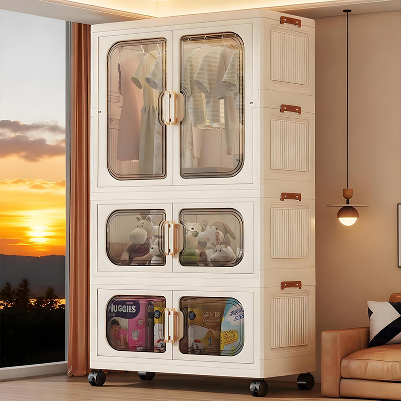 No-Install Foldable Baby Wardr - Closet Organizer Baby recension och pris