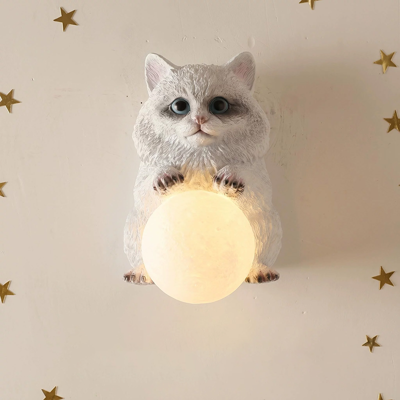 Muppet Cat Moon Wall Lamps Chi - Baby Nursery Knobs recension och pris