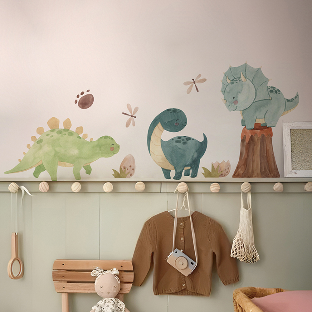 Dinosaur Wall Decals, Dino Alp - Baby Girl Nursery Quotes recension och pris