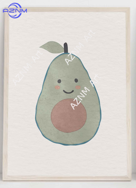 1PC/3PCS Avocado Apple Pear Pr - Baby Nursery Gender Neutral recension och pris