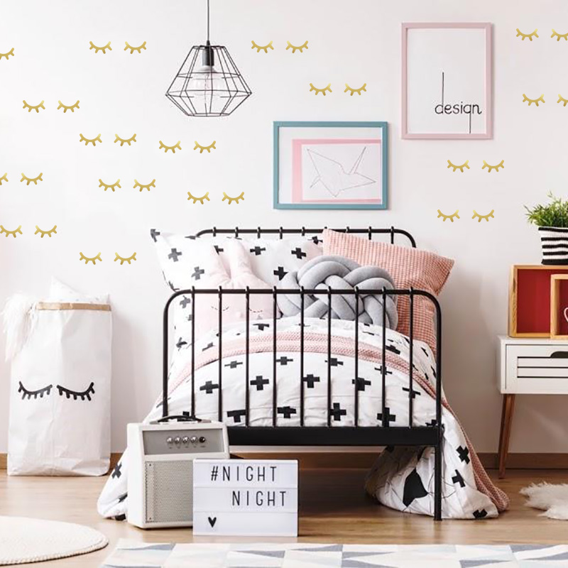 Kids Room Decoration  Eyelash  - Baby Girl Nursery Quotes recension och pris