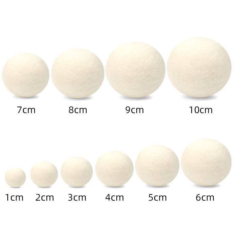 1-10pcs 1cm-10cm White Wool Fe - Baby Nursery Garland recension och pris