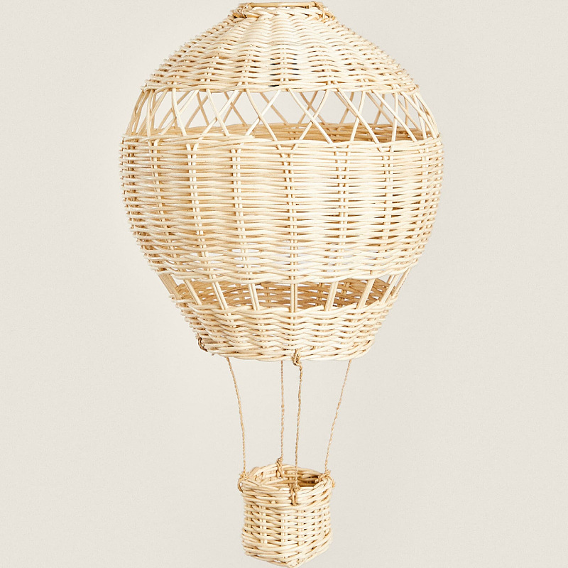 Handmade Rattan Hot Air Balloo - Baby Nursery Knobs recension och pris