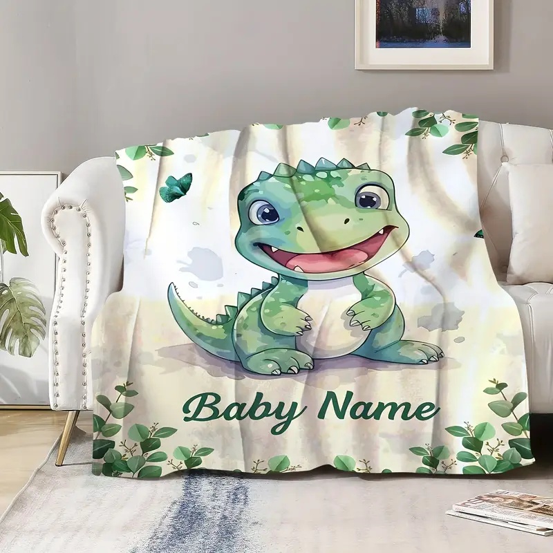 Personalized Baby Name Dinosau - Baby Nursery Gender Neutral recension och pris