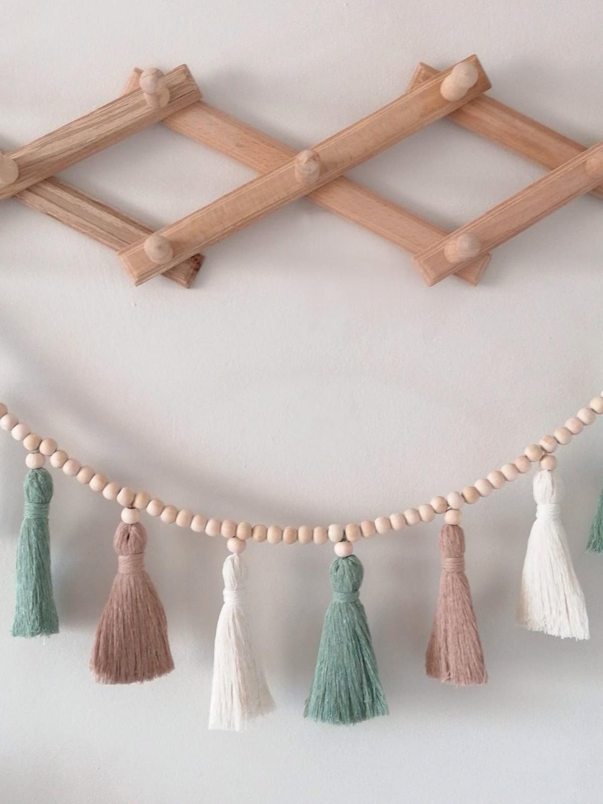 Tassel Macrame Garland , Boho  - Baby Nursery Garland recension och pris