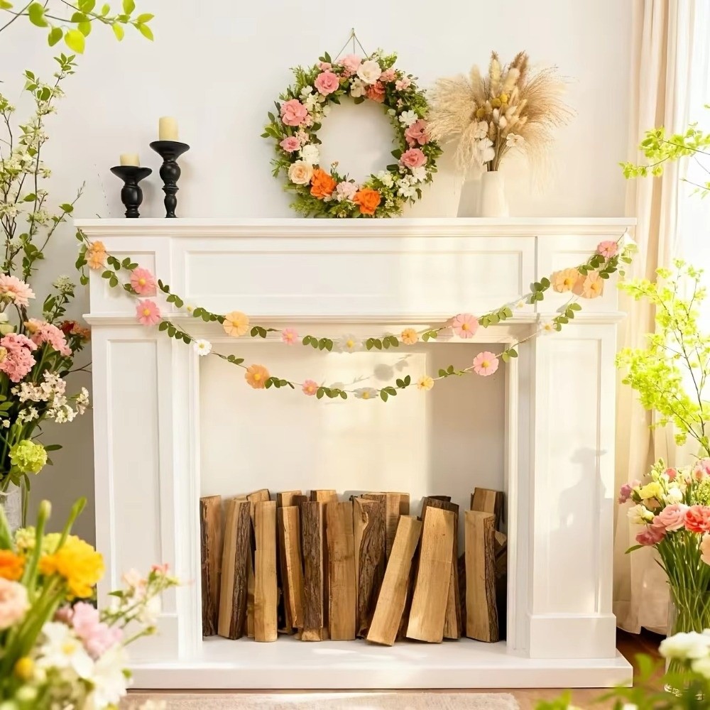 200CM Felt Daisy Banner Daisy  - Baby Nursery Garland recension och pris