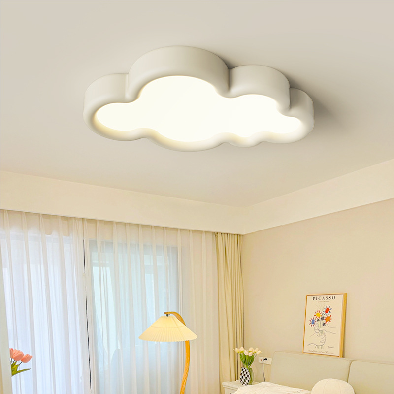 White Cream Color Cloud Ceilin - Baby Nursery Knobs recension och pris